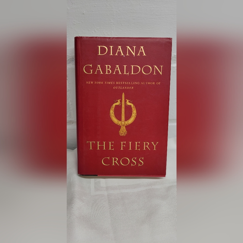 Red 'The Fiery Cross' Hardcover Book